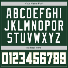 Load image into Gallery viewer, Custom Green White-Cream Authentic Throwback Rib-Knit Baseball Jersey Shirt