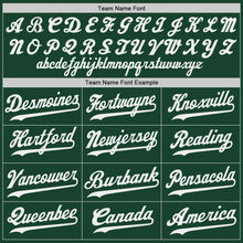 Load image into Gallery viewer, Custom Green White-Gold Authentic Baseball Jersey