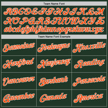 Load image into Gallery viewer, Custom Stitched Green Orange-White Sports Pullover Sweatshirt Hoodie
