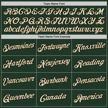 Load image into Gallery viewer, Custom Stitched Green Cream-Black Sports Pullover Sweatshirt Hoodie