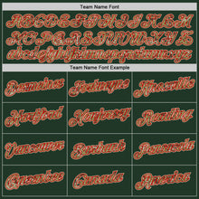 Load image into Gallery viewer, Custom Stitched Green Camo-Red Sports Pullover Sweatshirt Hoodie