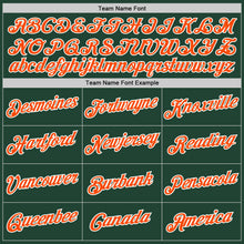 Load image into Gallery viewer, Custom Green Orange-White Performance T-Shirt