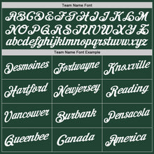 Load image into Gallery viewer, Custom Green White-Gold Performance T-Shirt