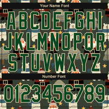 Load image into Gallery viewer, Custom Stitched Green Green-Cream Christmas 3D Sports Pullover Sweatshirt Hoodie