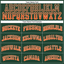 Load image into Gallery viewer, Custom Green Orange-White Authentic Drift Fashion Baseball Jersey