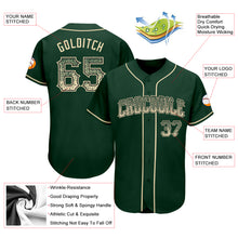 Load image into Gallery viewer, Custom Green Cream-Black Authentic Drift Fashion Baseball Jersey