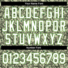 Load image into Gallery viewer, Custom Green White-Neon Green 3D Pattern Design Dollar Performance T-Shirt