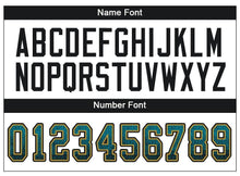 Load image into Gallery viewer, Custom Teal Black-Old Gold Drift Fashion Football Jersey