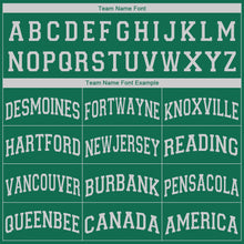 Load image into Gallery viewer, Custom Kelly Green White V-Neck Basketball Jersey - Fcustom