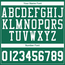 Load image into Gallery viewer, Custom Kelly Green White Round Neck Basketball Jersey - Fcustom