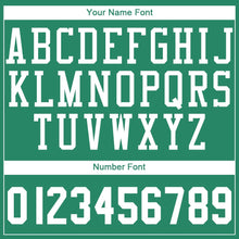 Load image into Gallery viewer, Custom Kelly Green White Round Neck Suit Basketball Jersey - Fcustom