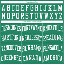 Load image into Gallery viewer, Custom Kelly Green White Round Neck Suit Basketball Jersey - Fcustom