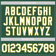 Load image into Gallery viewer, Custom Kelly Green White-Gold Authentic Baseball Jersey