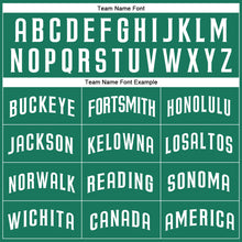 Load image into Gallery viewer, Custom Kelly Green White Authentic Baseball Jersey