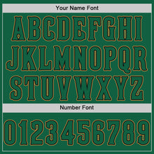 Load image into Gallery viewer, Custom Kelly Green Kelly Green-Old Gold Authentic Baseball Jersey