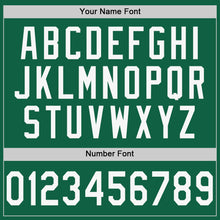 Load image into Gallery viewer, Custom Kelly Green White-Red Authentic Baseball Jersey