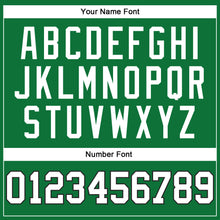 Load image into Gallery viewer, Custom Grass Green White-Black Mesh Authentic Throwback Football Jersey