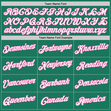 Load image into Gallery viewer, Custom Stitched Kelly Green White-Pink Sports Pullover Sweatshirt Hoodie