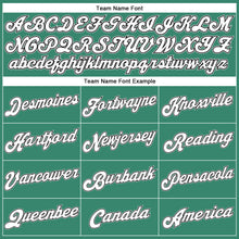 Load image into Gallery viewer, Custom Kelly Green White Pinstripe White-Gray Authentic Basketball Jersey