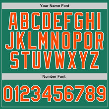 Load image into Gallery viewer, Custom Stitched Kelly Green Orange-White Sports Pullover Sweatshirt Hoodie