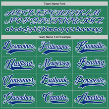 Load image into Gallery viewer, Custom Kelly Green Royal-White Hockey Jersey