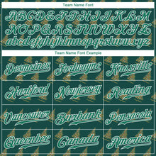 Load image into Gallery viewer, Custom Kelly Green Kelly Green-White Christmas 3D Authentic Baseball Jersey