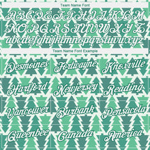 Load image into Gallery viewer, Custom Kelly Green Kelly Green-White Christmas 3D Performance T-Shirt