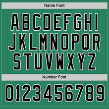 Load image into Gallery viewer, Custom Kelly Green Black-White Hockey Jersey
