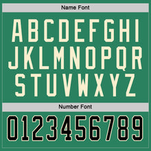Load image into Gallery viewer, Custom Kelly Green Black-Cream Hockey Jersey