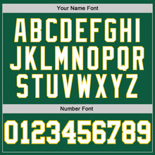 Load image into Gallery viewer, Custom Kelly Green White-Gold Authentic Baseball Jersey