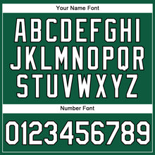 Load image into Gallery viewer, Custom Kelly Green White-Black Authentic Baseball Jersey