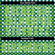 Load image into Gallery viewer, Custom Kelly Green Neon Green-White 3D Pattern Design Authentic St. Patrick's Day Baseball Jersey