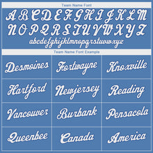 Load image into Gallery viewer, Custom Light Blue White-Royal Performance T-Shirt