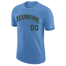 Load image into Gallery viewer, Custom Light Blue Navy-Aqua Performance T-Shirt