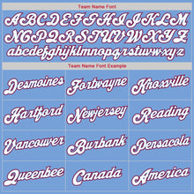 Load image into Gallery viewer, Custom Light Blue White-Royal Authentic Throwback Basketball Jersey