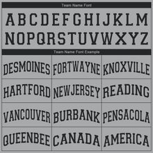 Load image into Gallery viewer, Custom Gray Black V-Neck Basketball Jersey - Fcustom