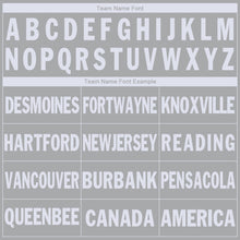 Load image into Gallery viewer, Custom Gray White V-Neck Basketball Jersey - Fcustom