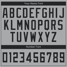 Load image into Gallery viewer, Custom Gray Black V-Neck Basketball Jersey - Fcustom