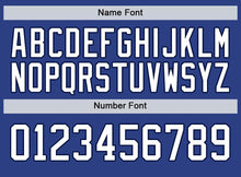 Load image into Gallery viewer, Custom Gold White-Royal Fade Baseball Jersey