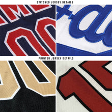 Load image into Gallery viewer, Custom Navy Red-White Baseball Jersey