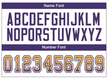 Load image into Gallery viewer, Custom Gold Purple-White Drift Fashion Football Jersey