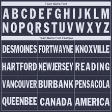 Load image into Gallery viewer, Custom Navy White V-Neck Basketball Jersey - Fcustom