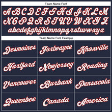 Load image into Gallery viewer, Custom Navy White-Red Performance T-Shirt