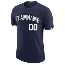 Load image into Gallery viewer, Custom Navy White Performance T-Shirt