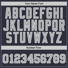 Load image into Gallery viewer, Custom Stitched Navy Gray-White Sports Pullover Sweatshirt Hoodie