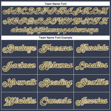 Load image into Gallery viewer, Custom Navy Camo-Cream Mesh Authentic Football Jersey