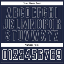 Load image into Gallery viewer, Custom Navy Navy-Gray Authentic Baseball Jersey