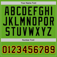 Load image into Gallery viewer, Custom Stitched Neon Green Black-Orange Sports Pullover Sweatshirt Hoodie