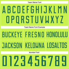 Load image into Gallery viewer, Custom Neon Green Kelly Green-White Authentic Throwback Basketball Shorts