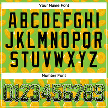 Load image into Gallery viewer, Custom Neon Green Black-White 3D Pattern Design Authentic St. Patrick's Day Drift Fashion Baseball Jersey